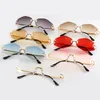 Aloz Micc New Lady Rimless Sun occhiali da sole Uomini 2018 Brand Designer Fashion Crystal Ocean Lens Glasses Female Shade Uv400 A6127836146