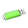 Green Bulk 200 Stück 64 MB USB 2.0-Flash-Laufwerke, rechteckig, Daumen-Sticks, Flash-Speichersticks, Speicher für Computer, Laptop, Tablet, MacBook, U-Disk