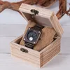 Bobo Bird Design en bois Top Marque Men de montres Relogio Masculino Quartz Femmes Regardez les montres dans la boîte cadeau en bois R143652344