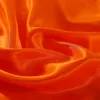 Jeefttby zacht oranje gele zijden satijn 4 stks laken vaste kleur dubbele simulatie zijden satijnen dekbeddeksel kussensloop