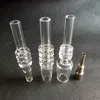 Quartz Tip Filter Smoking Mouthpiece titanium nail 10mm 14mm 19mm for Hookahs Water Pipes Bongs Oil Rigs Bangers Tools