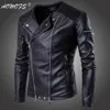 Wholesale- Avirex flight jacket fur collar genuine leather jacket men winter dark brown sheepskin coat pilot bomber jacket