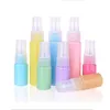 10ml 30ML Atomizador vazio garrafa de plástico colorido Spray Fragrance Perfume Perfume Amostra Garrafa Partido Viagem Maquiagem Tool