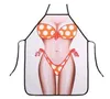 Förkläden Sexig rolig digital tryckt förkläde för kvinnor man vuxen BBQ Rengöring Matlagning Dagligt hem Kök Bakningstillbehör 5773CM XMA7456342