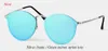 2019 Modetrend BLAZE RONDE Stijl Zonnebril Vintage rd3574 Brand Design flash Kleur Spiegel uv400 Zonnebril Vrouwen Oculos De S1104420