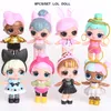 8pcs/Set LoL Doll High-quality Unpacking Dolls Baby Tear Open Color Change Egg LoL Doll Action Figure Toys Kids Gift Wholesle