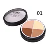 Menow Professional 4 Färg Mineral Matte Foundation Cream Full täckning Facial Makeup Base Smooth Firm Make Up Palette