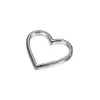 100 sztuk 28x28mm Moda Ze Stali Nierdzewnej Biżuteria DIY Ustalenia Proste Hollow Out Heart Charms Dla Naszyjnik Bransoletka Dokonywanie Akcesoria