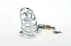 Metal Male Chastity Device Cages Virginity Penis Lock with Adjustable Penis Ring,Adult Games Cock Cage Sex Toys for Man Y1892804