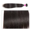 Cabelo virgem brasileiro em linha reta cabelo humano tece com frontal kinky encaracolado pacotes de cabelo remy com fechamento acessórios extensões wh8277181