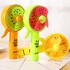 Watermeloen Gekleurde Print Mini Fans Zomer Kinderen Hand Hold Druk Zachte Bladeren Fans Kinderen Nieuwe Cool Outdoor Toys Meisjes Creatieve Schattige Geschenken