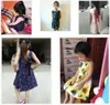 Девочки мультфильм веселый принт платье без рукавов дети мягкое хлопковое платье принцесса девочка летняя салат детская одежда 13 стилей