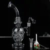 JUIN Nouveau bang en verre fab oeuf Bongs original Faberge Egg recycleur de conduites d'eau bongs plate-forme pétrolière dabs narguilés en verre