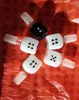 Classic black and white mahjong bubble head 18mm glass bongs accessories