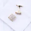 Kflk Jewelry French Shirt Cufflink for Mens Cuffs Link Button Gold High Quality Wedding Male Free Shipping 2018