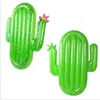 Grote grote grootte groene platte opblaasbare cactus drijvende volwassen pool party baby speelgoed water bed zwemmen ring cirkel drijft matras