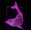 Dolphin Visually Colorful 3D Lamp Originality New Strange Stereoscopic LED Night Light Luxo Jr Easy To Use 25gb dd