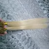 Nail Flat Tip Human Hair Extension Blonde virgin 100g Machine Made Remy Straight Human Hair On Capsule Real Hair