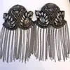 2021 Kpop fashion Performance accessories women clothes epaulet tassel shoulder epaulettes/charreteras hombro/brooch wholesale