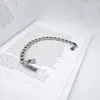 Retail INS Item Band Silver Bracelet Isabel Marant Carved Simple Elegant Sports Bracelet for Female as Birthday Gift Party301q5372003