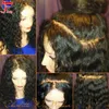 Hot Selling free part loose Curly Wigs Black full density short Synthetic Lace Front Wig with baby hair