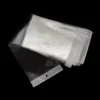 OPP Klare Kunststoffverpackung Perückentasche Selbstklebende Verpackung Lange transparente Polybeutel zum Verpacken von Haarteilen Haarverlängerungsbeutel269S
