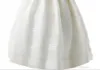 Princess White First Communion Dresses Little Flowers Girls Wedding Party Dress Short Sleeves Satin Vestidos De Comunion 2022295A