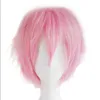 Free shipping>>>Multi Color Men Boy Women Short Wigs Straight Hair Anime Party Costume Cosplay multiple choice