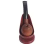 New dual purpose portable convertible tobacco pipe, mahogany curved smoking tool, hammer, red sandalwood pipe