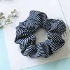 Fashion Girl Three-Dimensional Stripes Fabric Hair Scrunchy Ponytail Holder Hair ties Gum Elastic Hair Bands Rubber Bands 6C2567