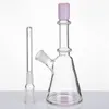 Pipa ad acqua in vetro femmina da 14 mm con stelo in vetro in vetro, gancio per banger, bong per fumatori inebriante Beaker gorgogliatore 936