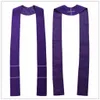 1pc Formal Christian Clergy Stole Cross Embroidery Priest Mass Church Scarf for Chasuble White/Red/Green/Violet