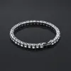 New Arrival Luxury Crystal Tennis Bracelet Gold Silver Color Braclet For Women Girls Party Wedding Hand Accessories Jewelry237U