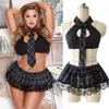 Costume Lingerie School Girl Cosplay Uniform Student Womens Adulto Fantasia New Dress Sexy Hot Plus Size