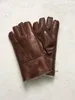 Classic men new 100% leather gloves high quality wool gloves in multiple colors free shipping