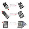 Para Klip İnce Cüzdan- Yinuode Minimalist cüzdan karbon fiber ön cep cüzdanı kart kart sahibi RFID engelleme kredisi c285e