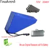 Super power triangle 72v 2500w electric bike battery with bag and charger for 72v 20ah lithium ion battery For Panasonic cell