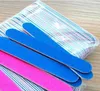 Wholesale New Hot Sale Free Shipping 500PCS Mini Nail Files Wood Files Manicure and Pedicure Trimming Tips Nail Sticker
