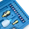1 8 Pneumatisk mikroluftspennor Die Grinder Polishing Engraver Tool Kit248q