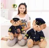 1pc 25cm Cute Pilot Teddy Bear Plush Toy Captain Bear Doll Birthday Gift Kids Toy Baby Doll Stuffed Animal Toys for Children9368141