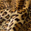 Tjockna leopard jacka kvinnor mittlång vinter faux päls kappa kvinnor slim casual luipaard päls jackor kvinnlig hajuku 2018