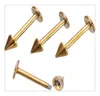 Gioielli Moda Naso Anelli Mix Oro Acciaio inossidabile ombelico piercing sul labbro sopracciglio Ear Studs Bar Ring Ball Piercing Kit Corpo