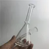 Mini bong en verre 14mm femelle épais verre clair capiteux bongs en verre 6 pouces recycleur plates-formes pétrolières pipe à eau pour fumer