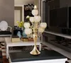 Holders 69cm(H) wedding crystal table centerpiece crystal chandelier Holders 7 heads candle holder decoration Banquet supply LLFA