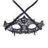 Black Sexy Lady Halloween Lace Mask Cutout Eye Mask Lady Sexy Mardi Gras Masks for Masquerade Party