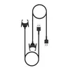 1FT 100 cm carregador de energia USB fio de cabo de carregamento para fitbit carga 4 3 pulseira pulseira adaptador de dock 20 pcs / lote