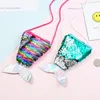 Women Mermaid Tail Sequins Coin Purse Girls Crossbody Bags Sling Money Change Card Holder Wallet Purse Bag Pouch For Kids Gift5405039