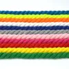 5mm*100yards Colorful White Cotton Cord Natural Beige Twisted Cord Rope Craft Macrame String DIY Home Decorative supply