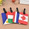 PVC Canada Land Reizen Accessoires Bagagelabel Koffer Tag Naam ID Adres Label Travel Bag ID-etiket Kleurrijke koffer Label Tag