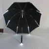 Creative LED Light Advertisement Umbrellas Blade Runner Night Protection Luminous Umbrella Bone Anti Corrosive Paraguas Four Color 38jn ff